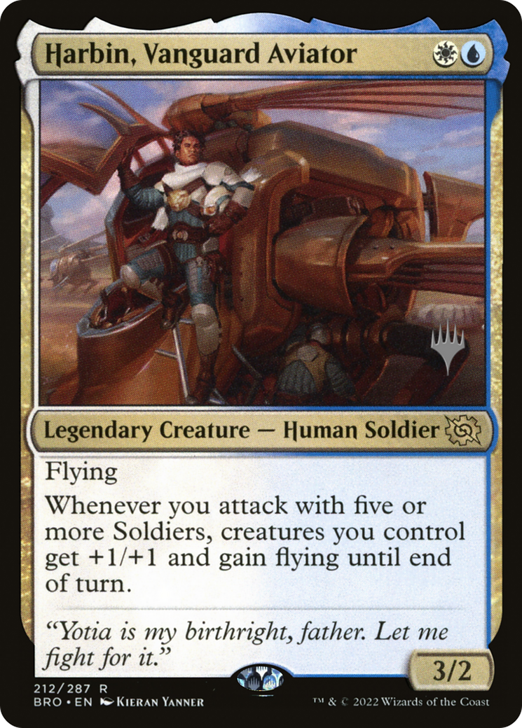 Harbin, Vanguard Aviator (Promo Pack) [The Brothers' War Promos] Foil
