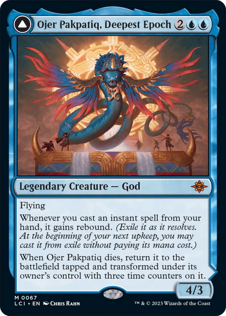 Ojer Pakpatiq, Deepest Epoch // Temple of Cyclical Time [The Lost Caverns of Ixalan] Foil