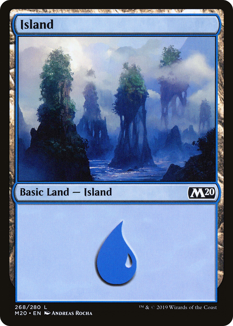 Island (268) [Core Set 2020] Foil