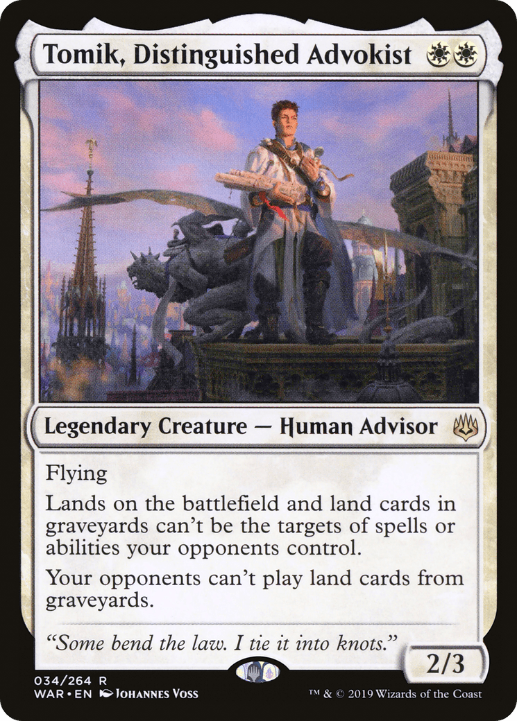 Tomik, Distinguished Advokist [War of the Spark] Foil
