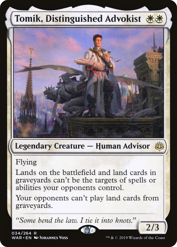 Tomik, Distinguished Advokist [War of the Spark] Foil