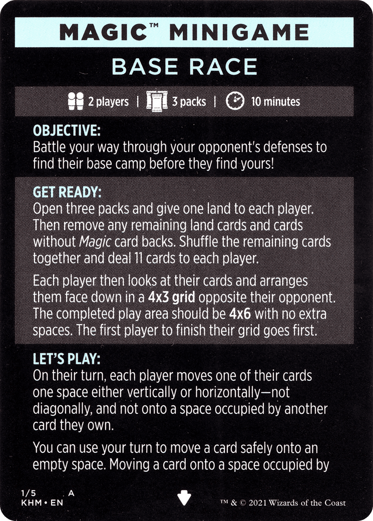 Base Race // Base Race (cont'd) (MKHM-001) - Kaldheim Minigames