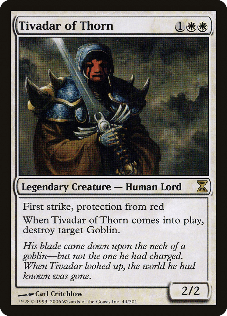 Tivadar of Thorn [Time Spiral] Foil