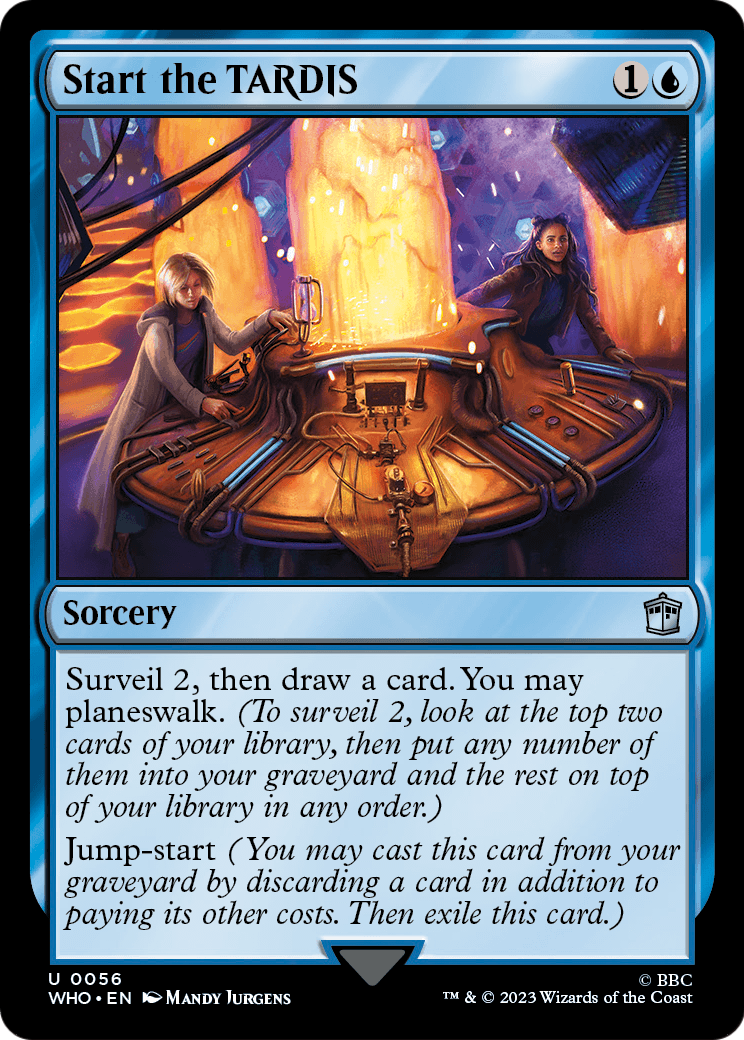 Start the TARDIS [Doctor Who] Foil