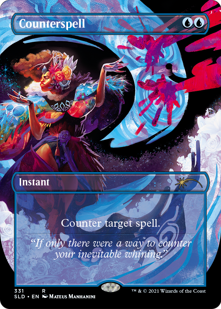 Counterspell (Borderless) [Secret Lair Drop Series] Foil