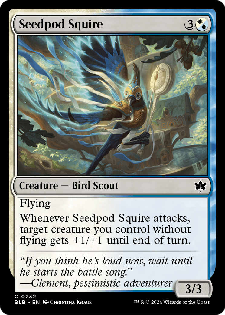 Seedpod Squire [Bloomburrow] Foil