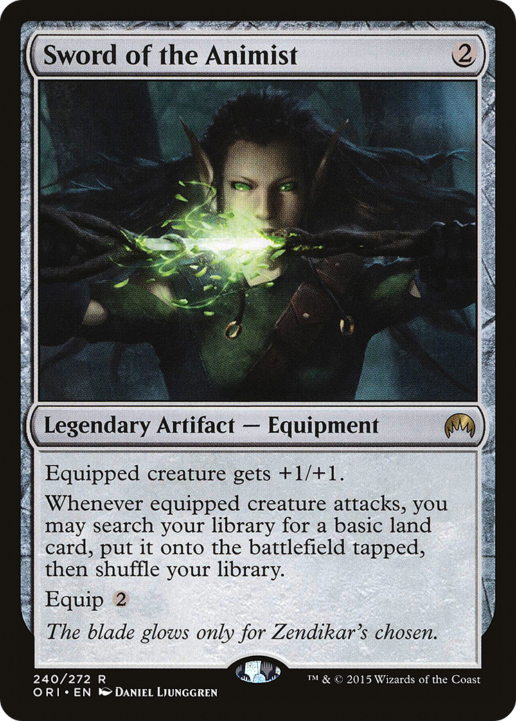 Sword of the Animist [Magic Origins] Foil