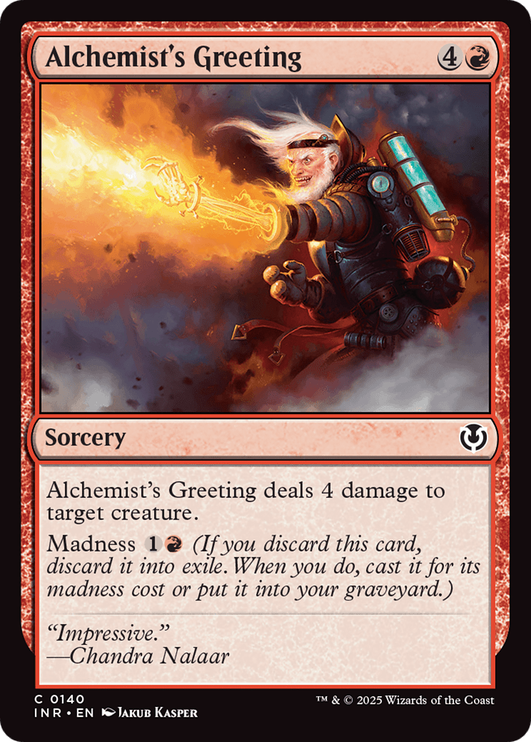 Alchemist's Greeting (-140) [Innistrad Remastered]