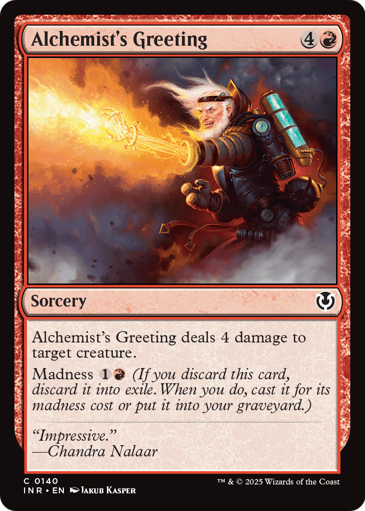 Alchemist's Greeting (-140) [Innistrad Remastered]