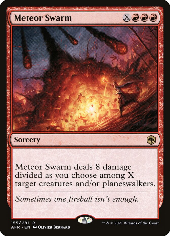 Meteor Swarm 155 (Adventures in the Forgotten Realms)  - Foil