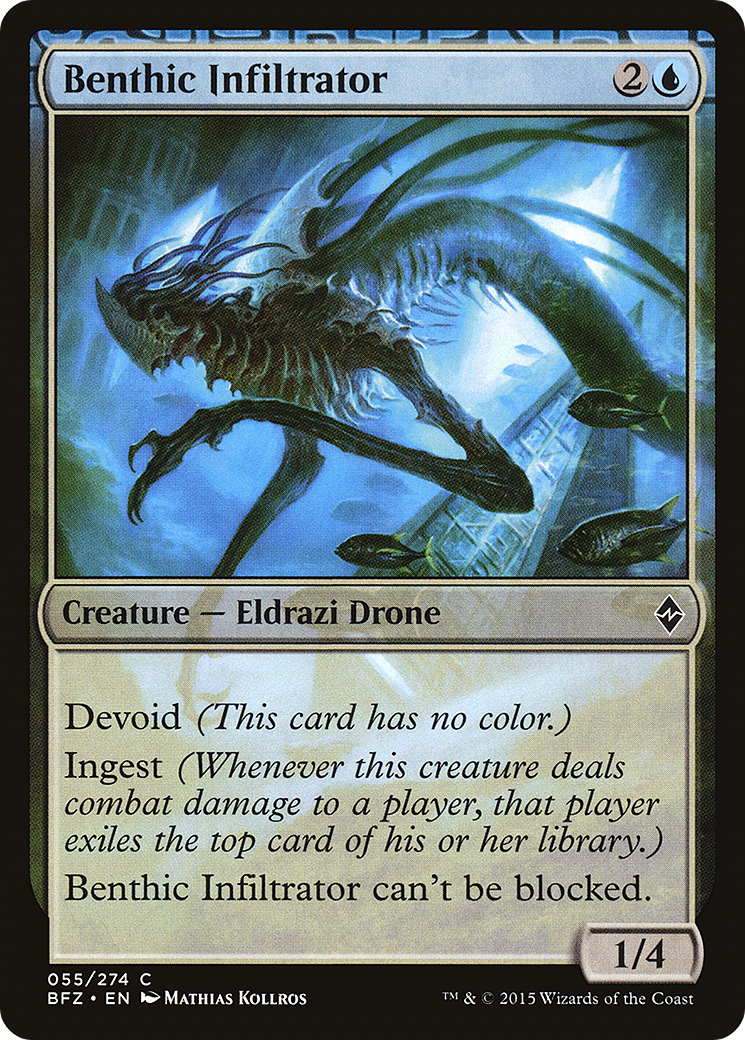 Benthic Infiltrator [Battle for Zendikar] Foil