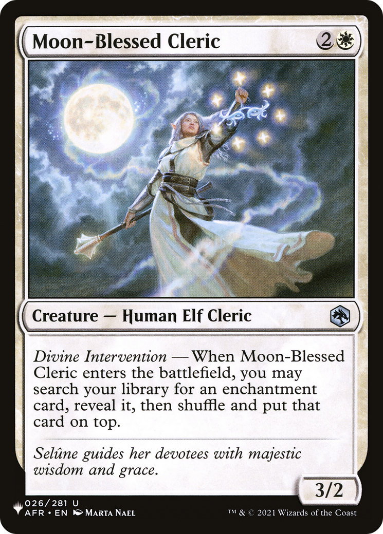 Moon-Blessed Cleric |  (AFR-26) [The List]