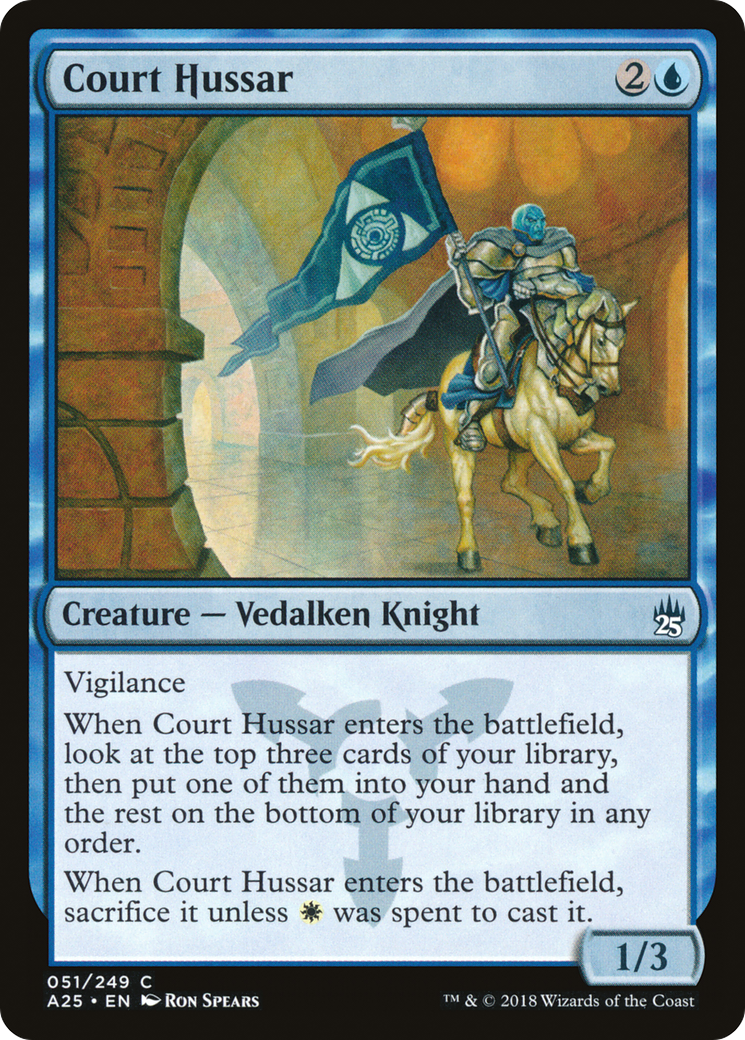Court Hussar [Masters 25] Foil