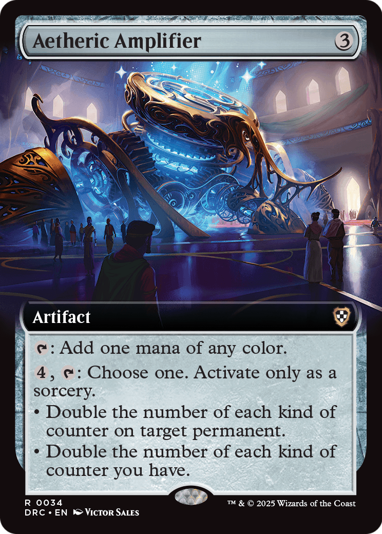 Aetheric Amplifier (Extended Art) (-034) [Commander: Aetherdrift]
