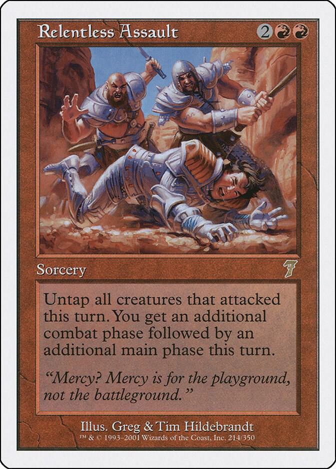Relentless Assault 214/350 (7th Edition) 