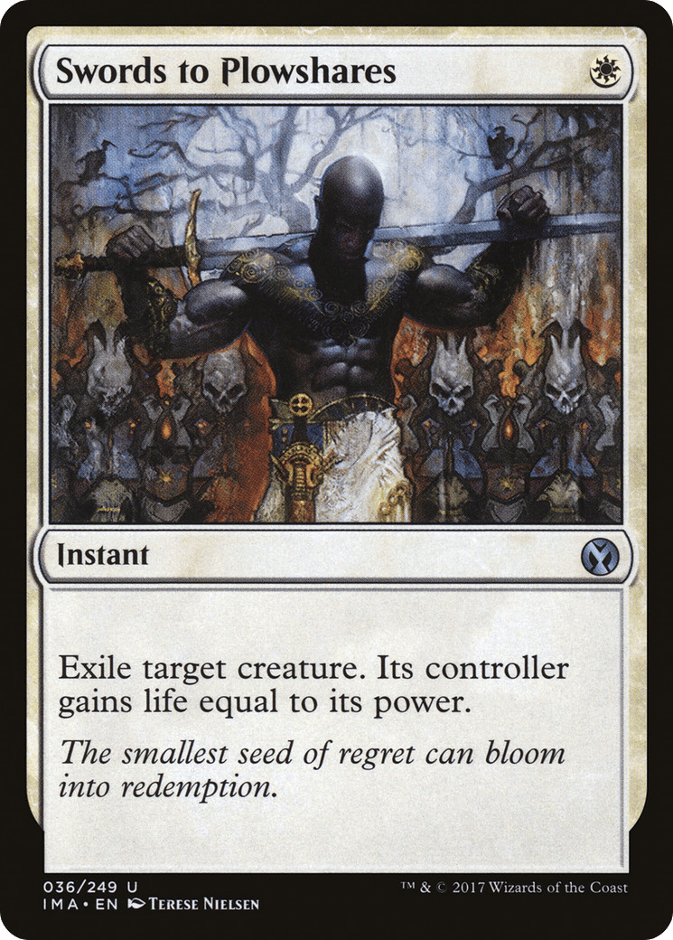 Swords to Plowshares [Iconic Masters] Foil