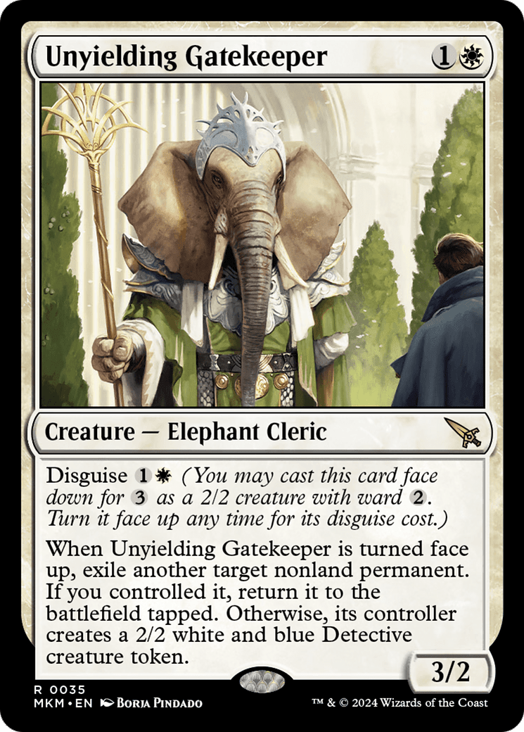 Unyielding Gatekeeper [Murders at Karlov Manor] Foil