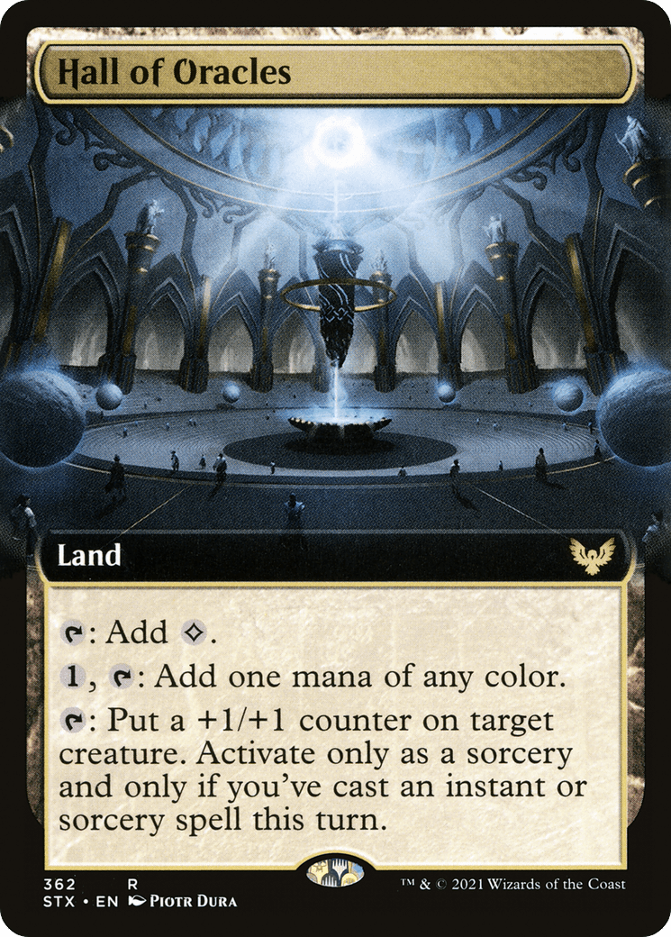 Hall of Oracles (Extended Art) [Strixhaven: School of Mages] Foil