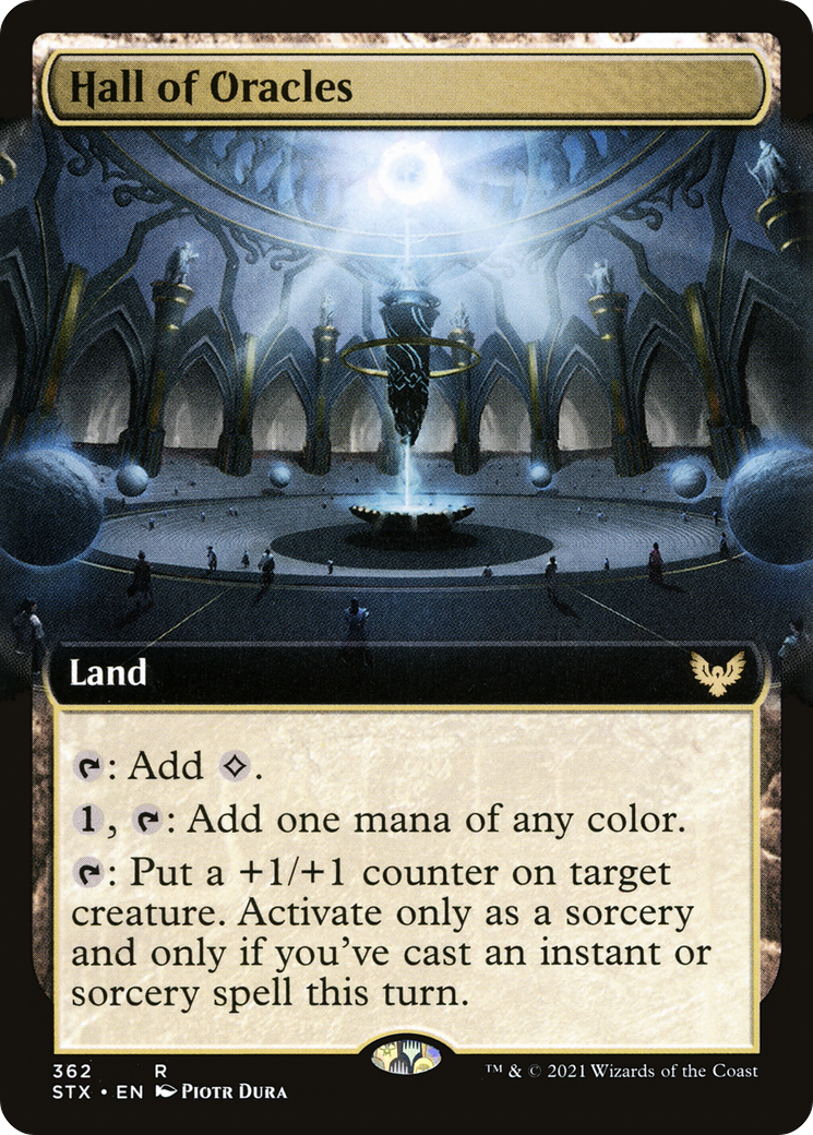Hall of Oracles (Extended Art) [Strixhaven: School of Mages] Foil