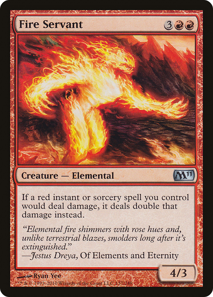 Fire Servant [Magic 2011] Foil