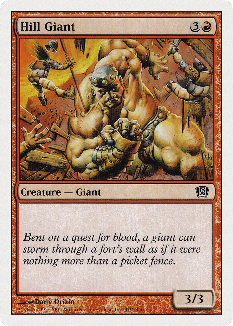 Hill Giant [Eighth Edition] Foil