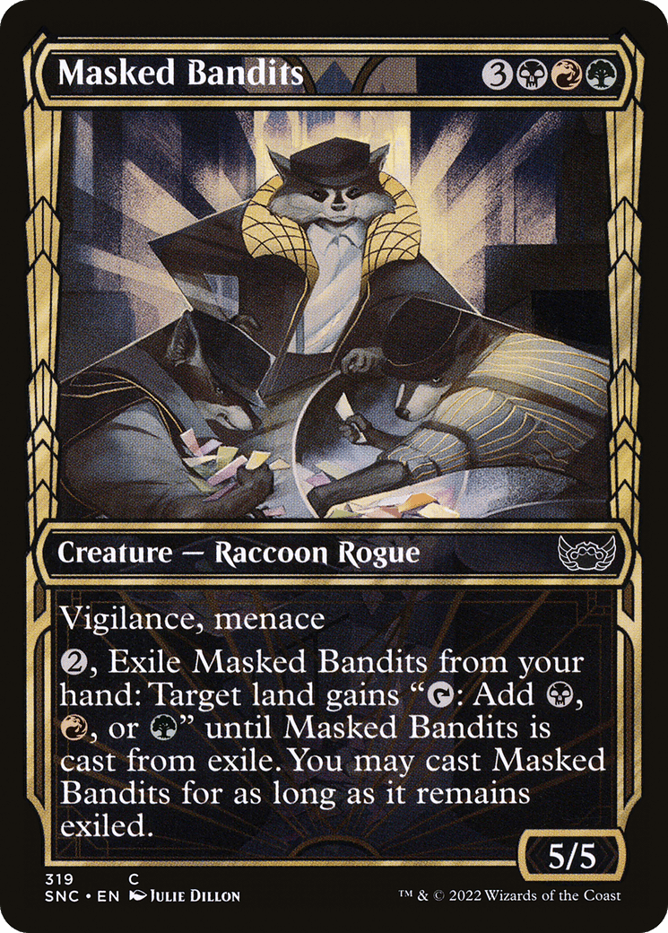 Masked Bandits (Showcase Golden Age) [Streets of New Capenna] Foil