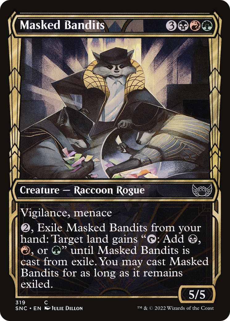 Masked Bandits (Showcase Golden Age) [Streets of New Capenna] Foil