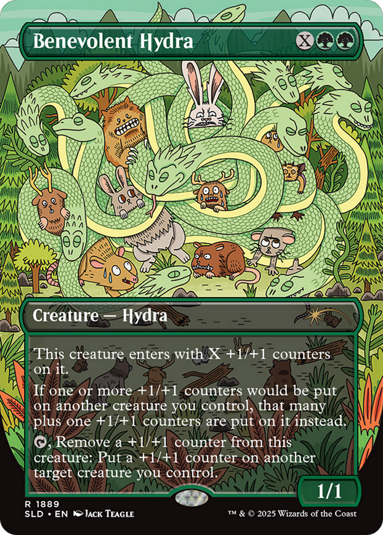 Benevolent Hydra (Rainbow Foil) (-1889) [Secret Lair Drop Series]