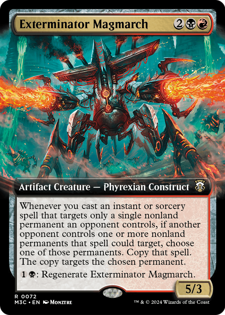 Exterminator Magmarch (Extended Art) [Modern Horizons 3 Commander] Foil