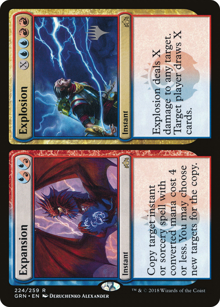 Expansion // Explosion (Promo Pack) [Guilds of Ravnica Promos] Foil