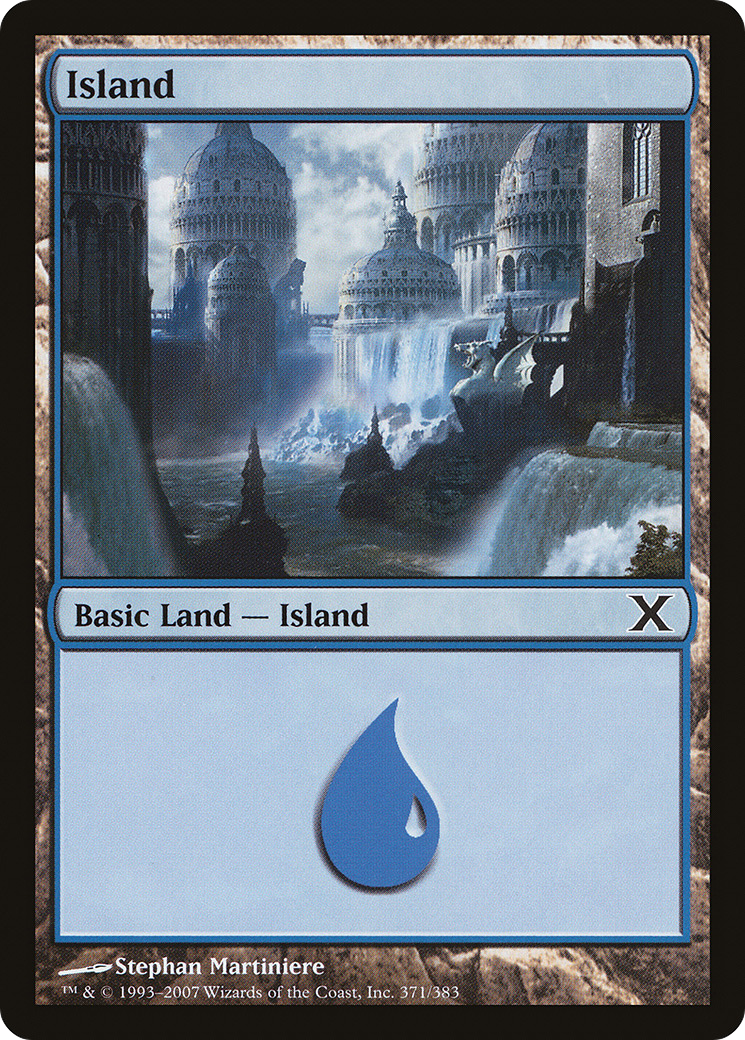 Island (371) [Tenth Edition] Foil