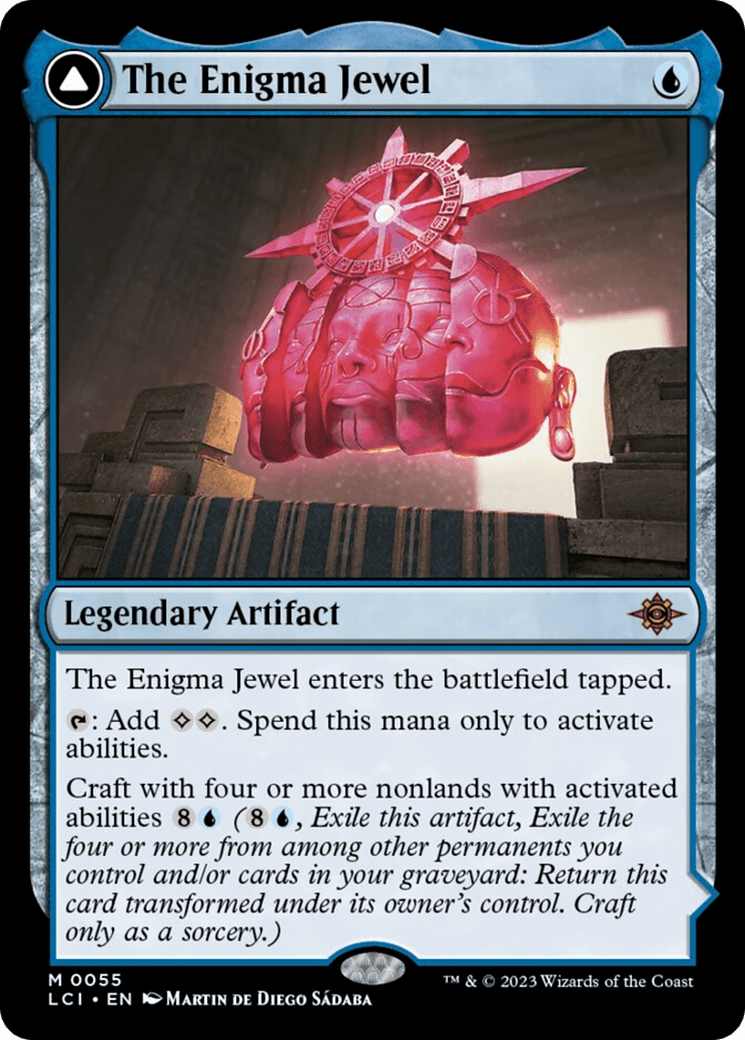 The Enigma Jewel // Locus of Enlightenment [The Lost Caverns of Ixalan] Foil