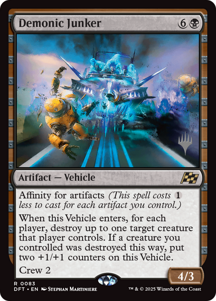 Demonic Junker (083) [Promo Pack: Aetherdrift]  Foil