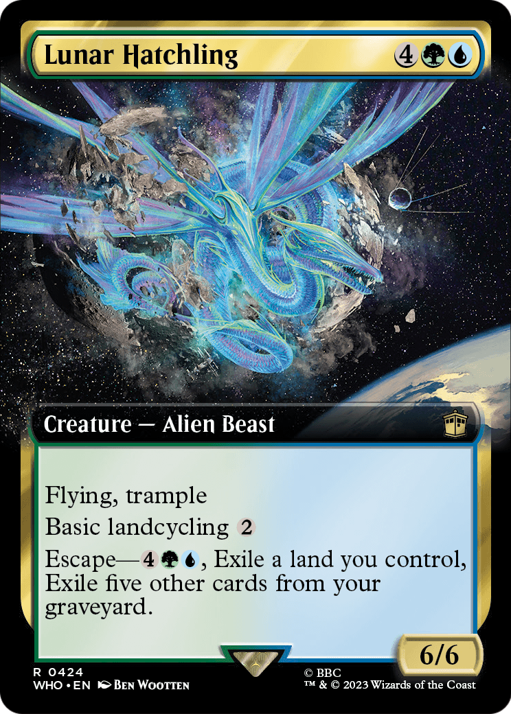 Lunar Hatchling (Extended Art) [Doctor Who] Foil