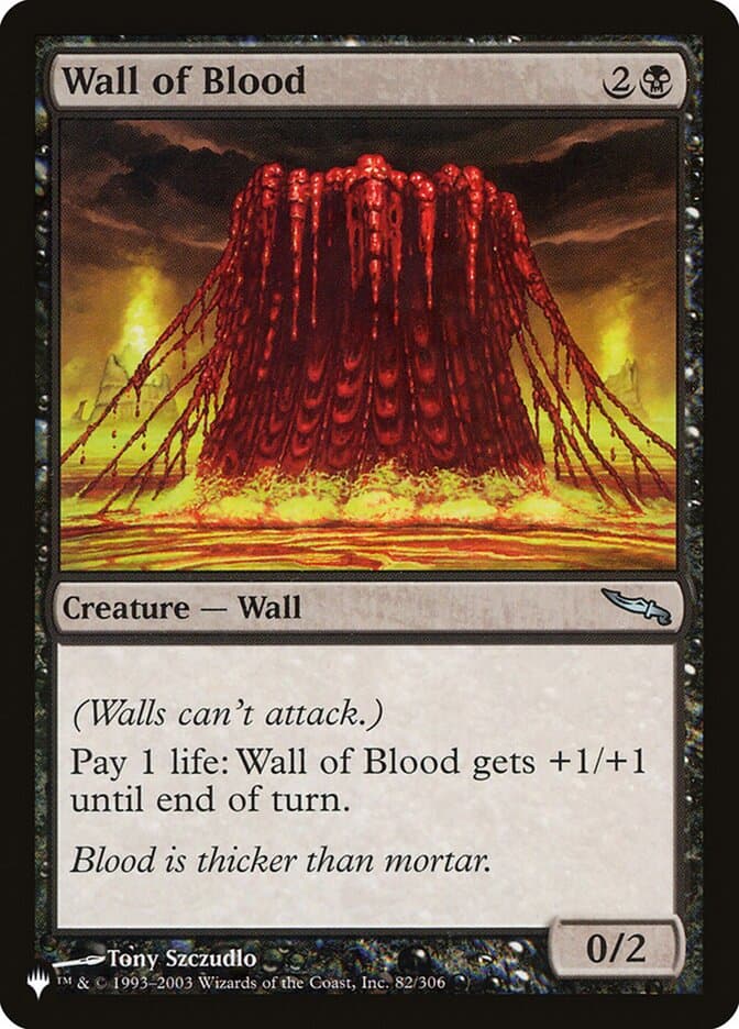 Wall of Blood |  (MRD-82) [The List]