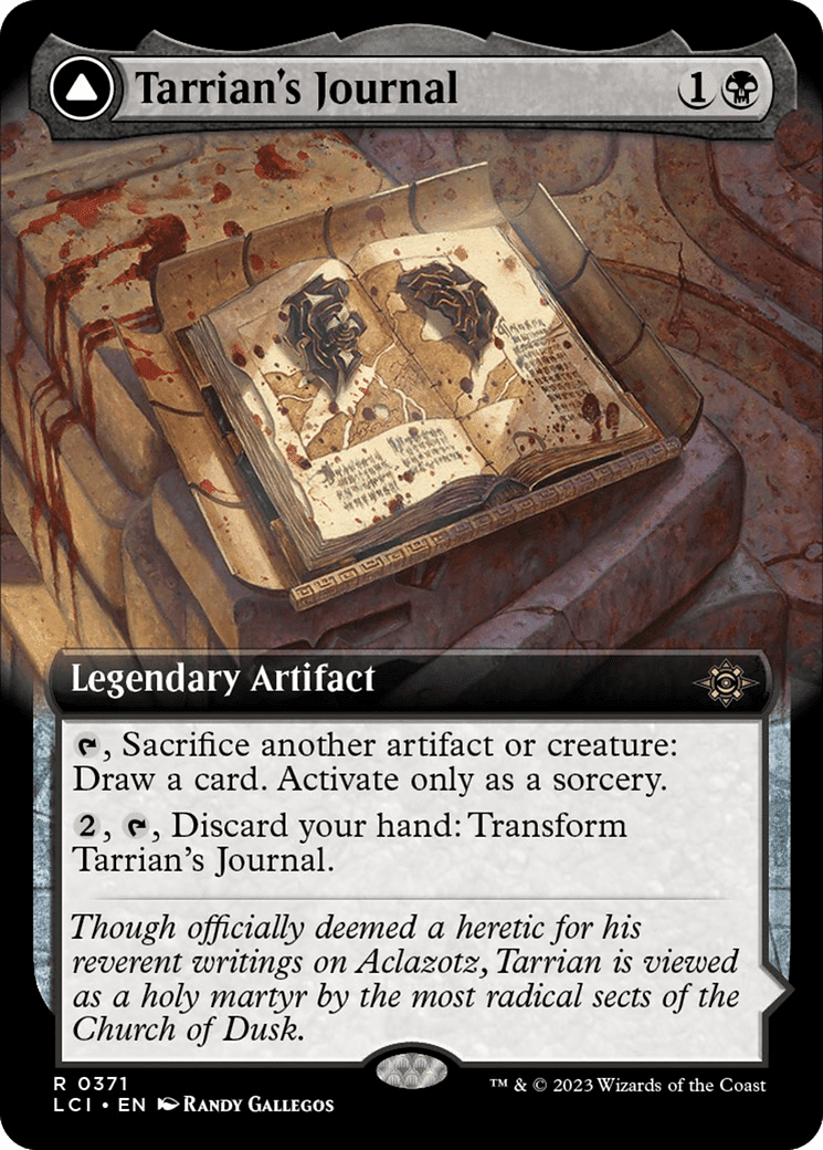 Tarrian's Journal // The Tomb of Aclazotz (Extended Art) [The Lost Caverns of Ixalan] Foil
