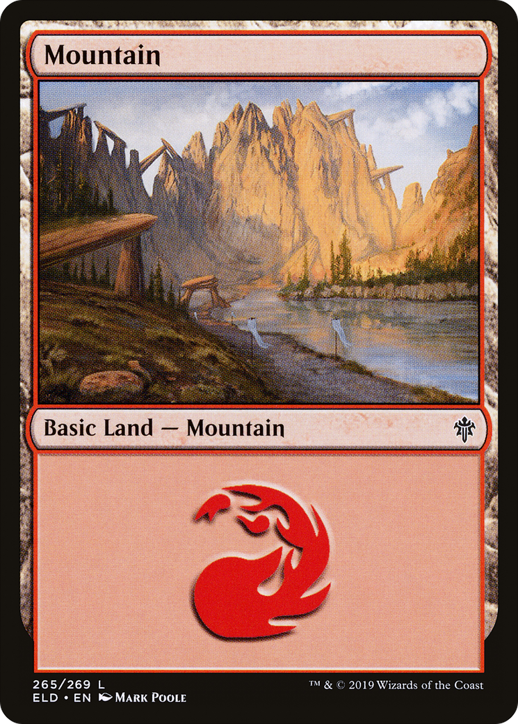 Mountain (265) [Throne of Eldraine] Foil