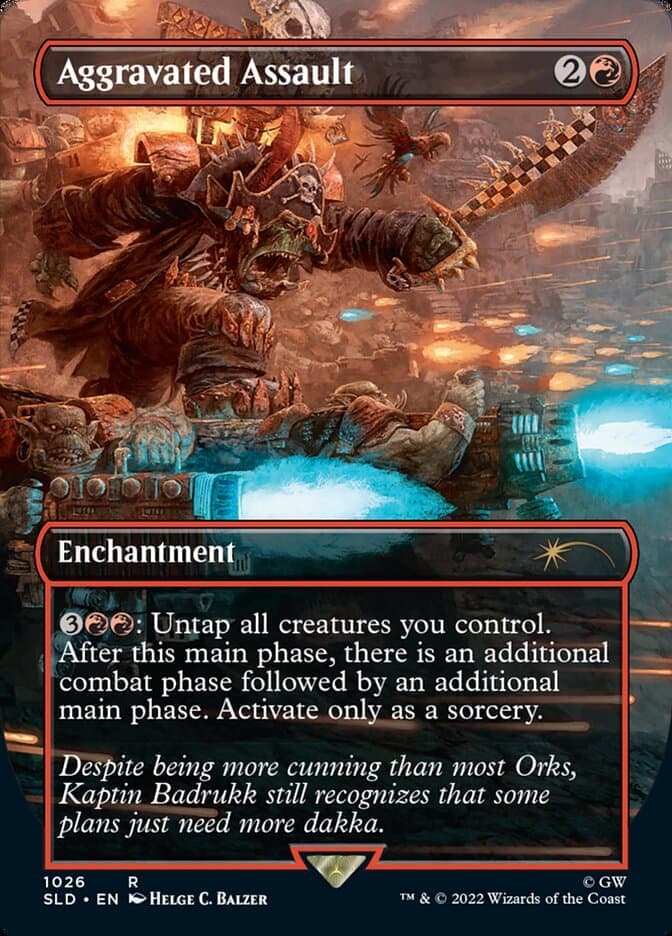 Aggravated Assault (Borderless) [Secret Lair Drop Series] Foil