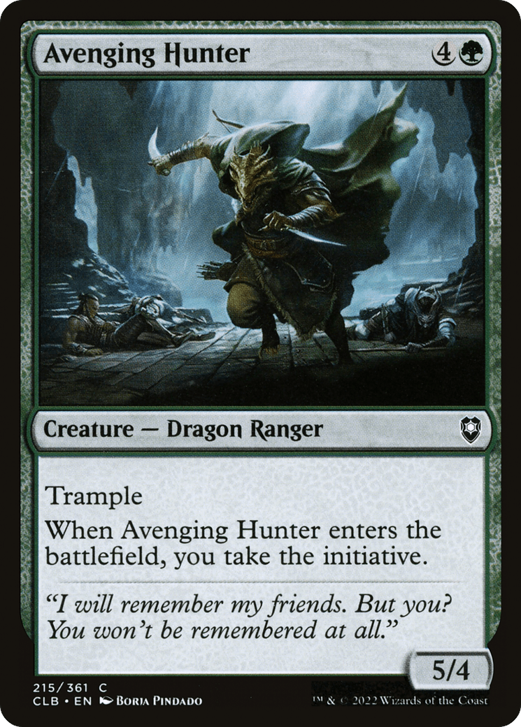 Avenging Hunter [Commander Legends: Battle for Baldur's Gate] Foil