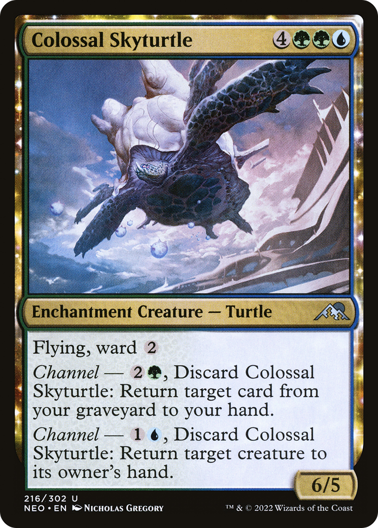 Colossal Skyturtle [Kamigawa: Neon Dynasty] Foil