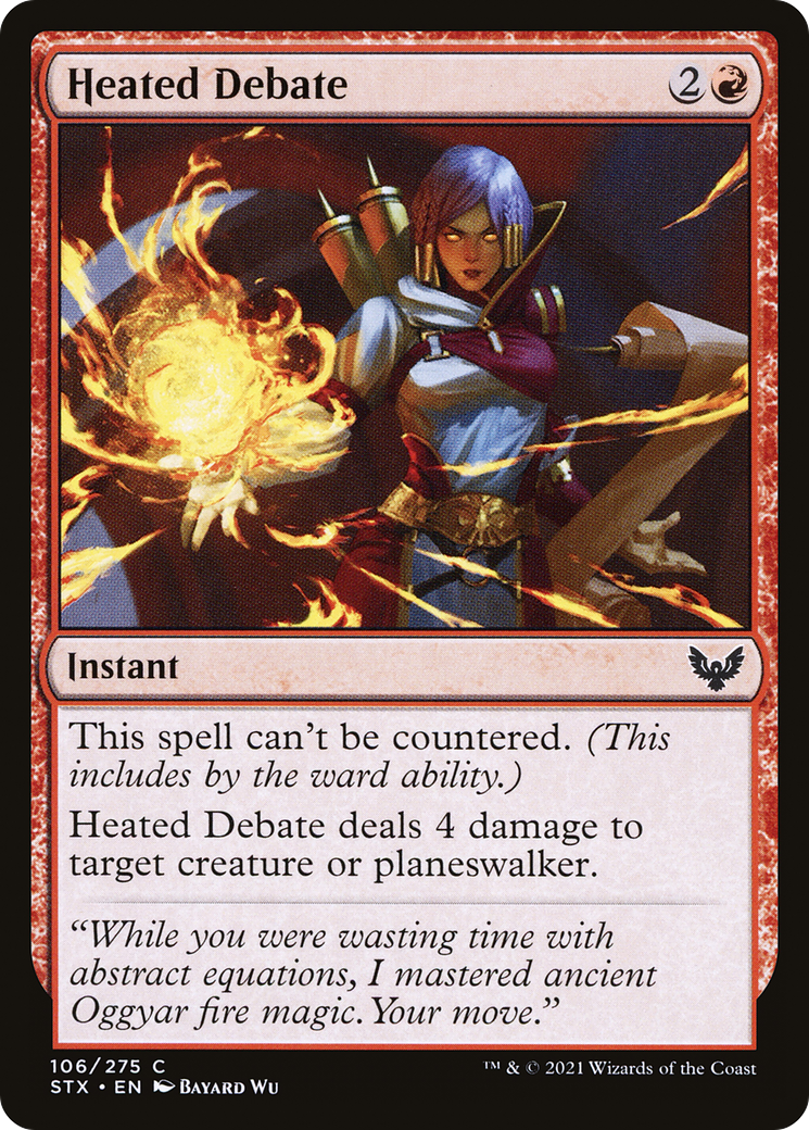 Heated Debate [Strixhaven: School of Mages] Foil
