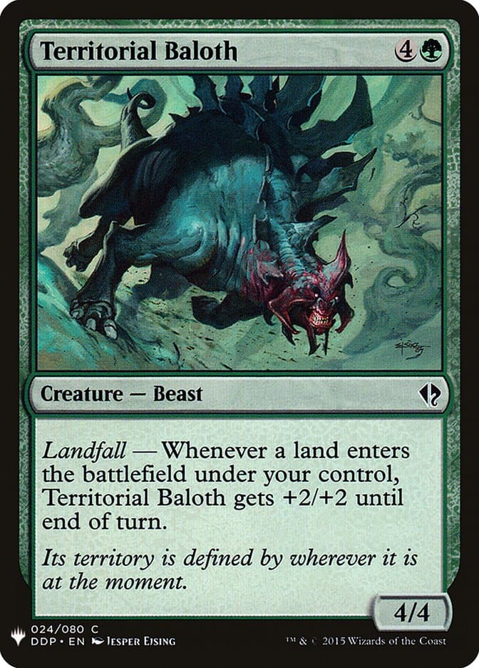 Territorial Baloth |  (DDP-24) [The List]