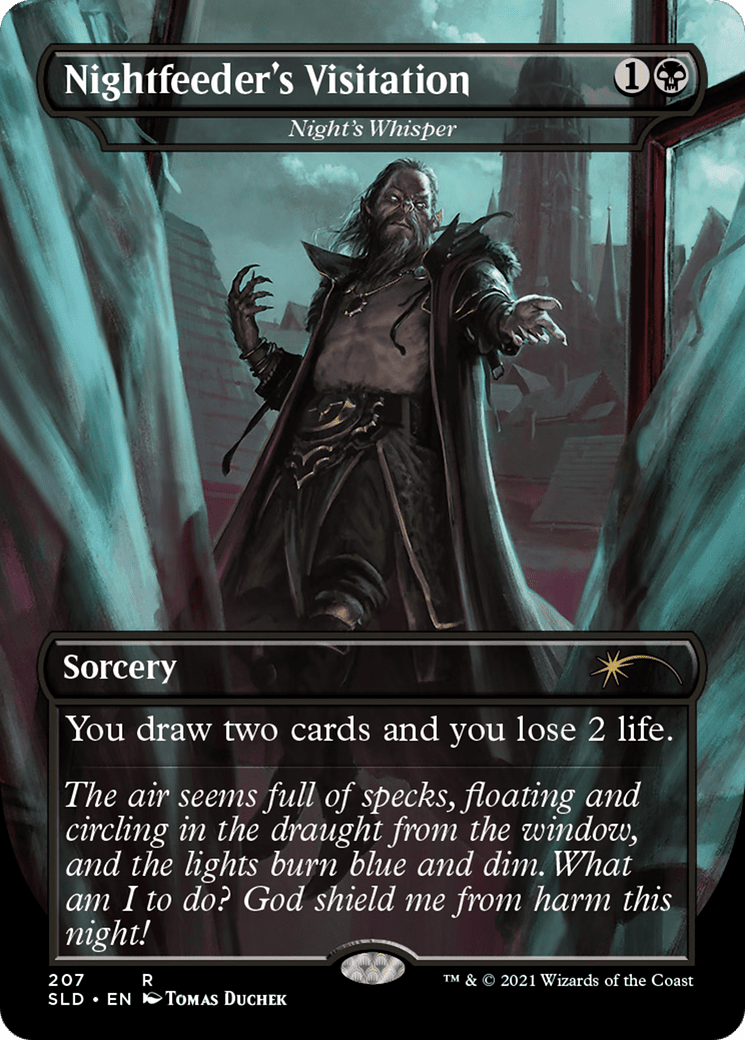 Night's Whisper - Nightfeeder's Visitation [Secret Lair Drop Series] Foil