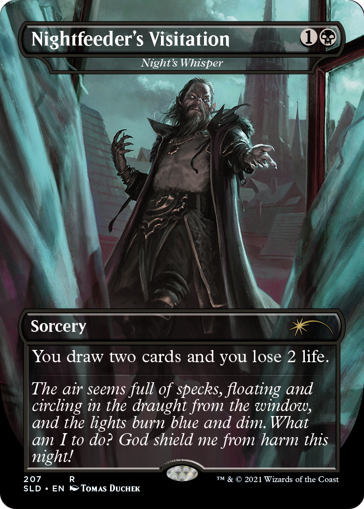 Night's Whisper - Nightfeeder's Visitation [Secret Lair Drop Series] Foil