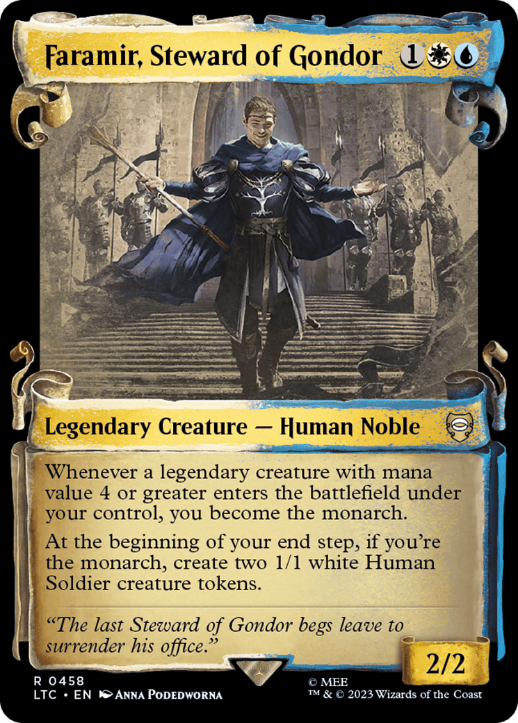 Faramir, Steward of Gondor [The Lord of the Rings: Tales of Middle-Earth Commander Showcase Scrolls] Foil