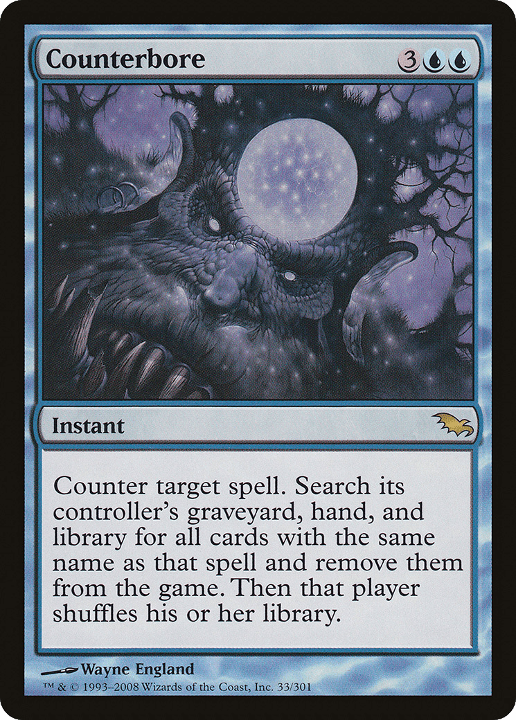 Counterbore [Shadowmoor] Foil