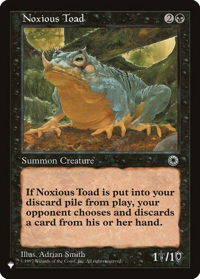 Noxious Toad |  (POR-104) [The List]