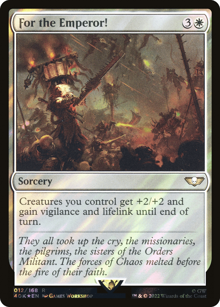 For the Emperor! (Surge Foil) [Warhammer 40,000]
