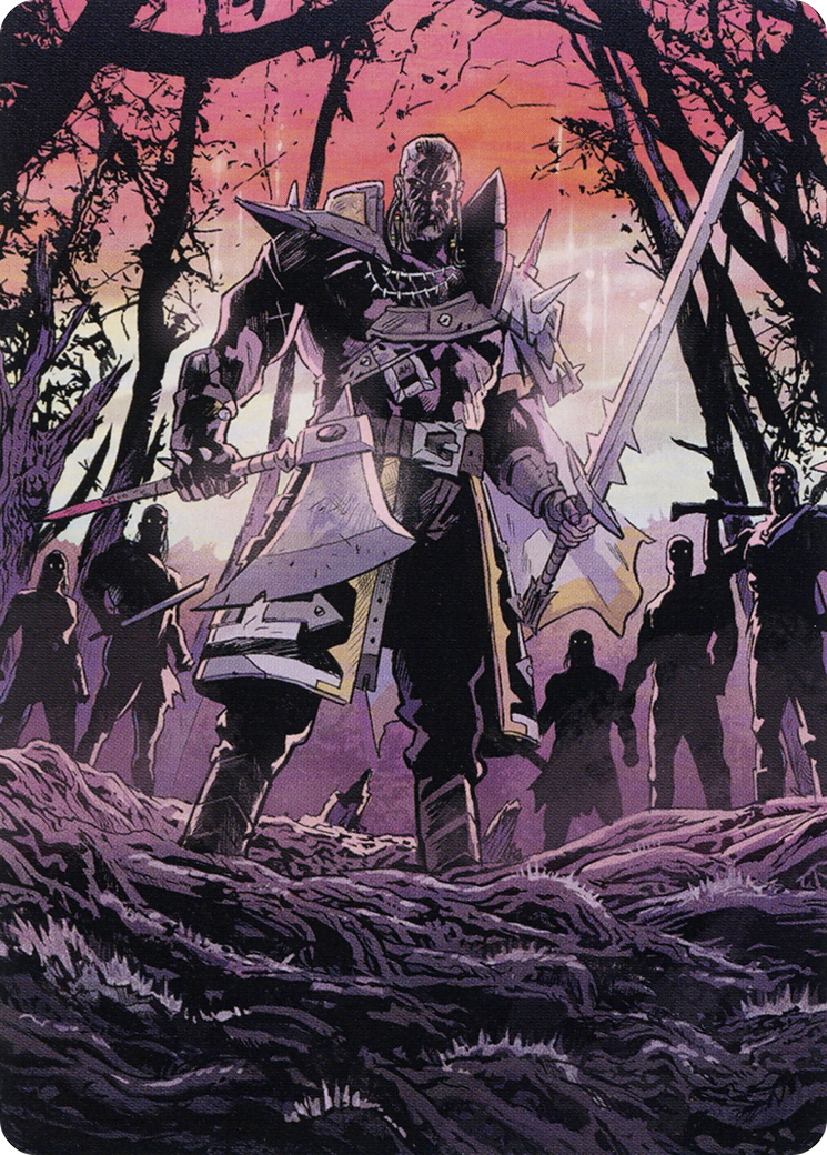 Tovolar, Dire Overlord // Tovolar, Dire Overlord (AMID-007) - Midnight Hunt Art Series (Borderless) Foil