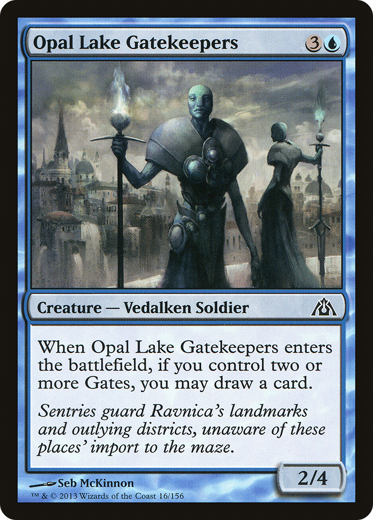 Opal Lake Gatekeepers [Dragon's Maze] Foil